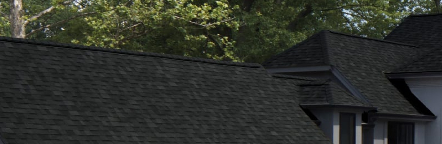 Representative architectural shingle roofing detail